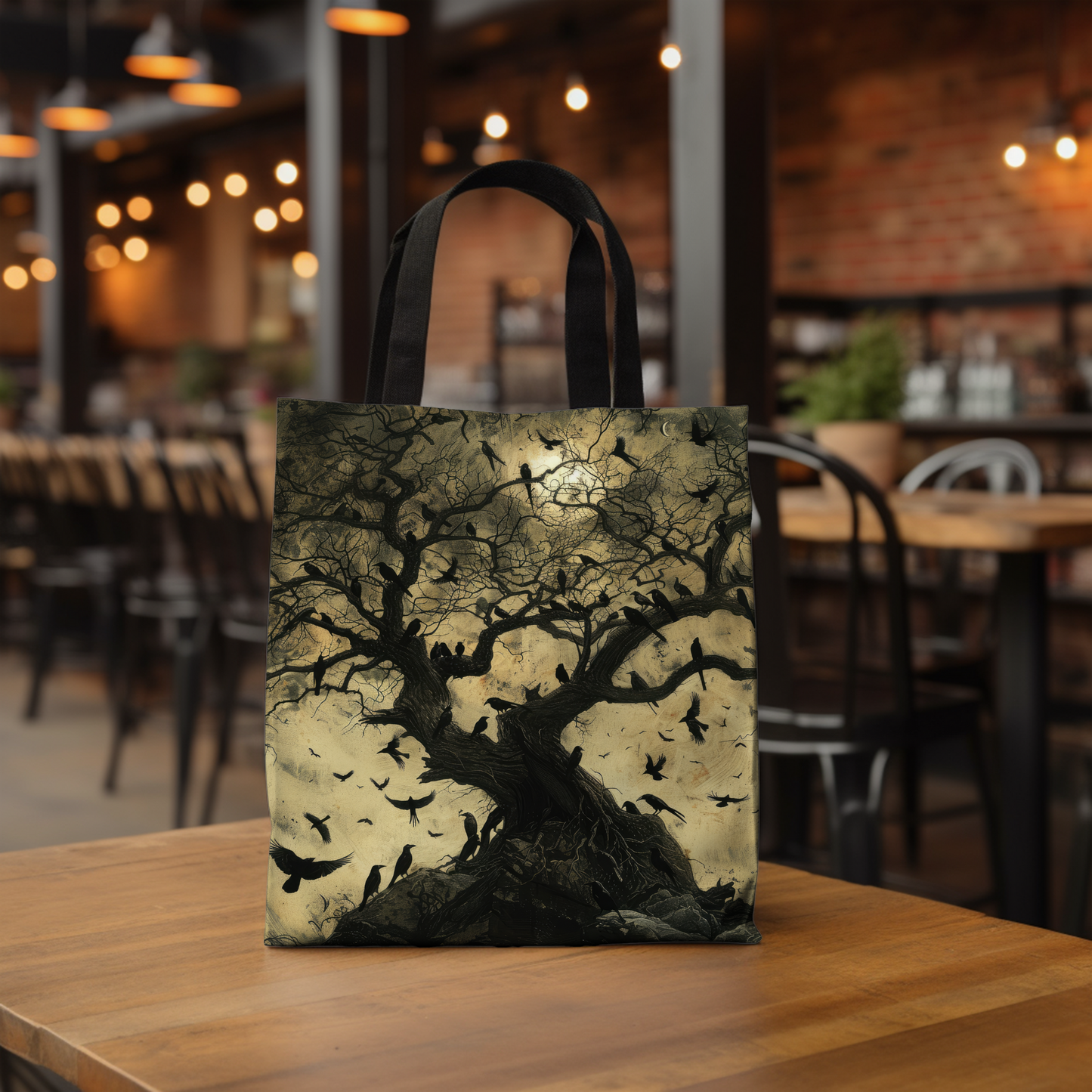 Moonlit Ravens - Tote Bag