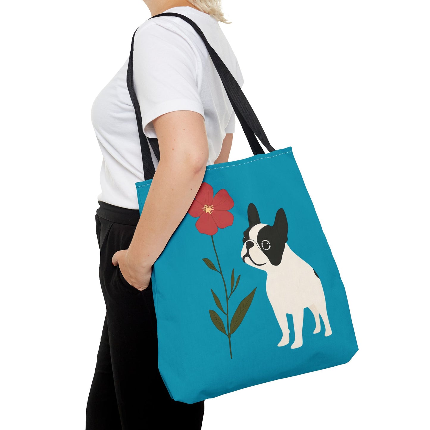 Curious - French Bulldog Tote Bag