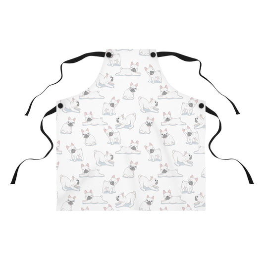 Stretches and Snuggles - French Bulldog Apron