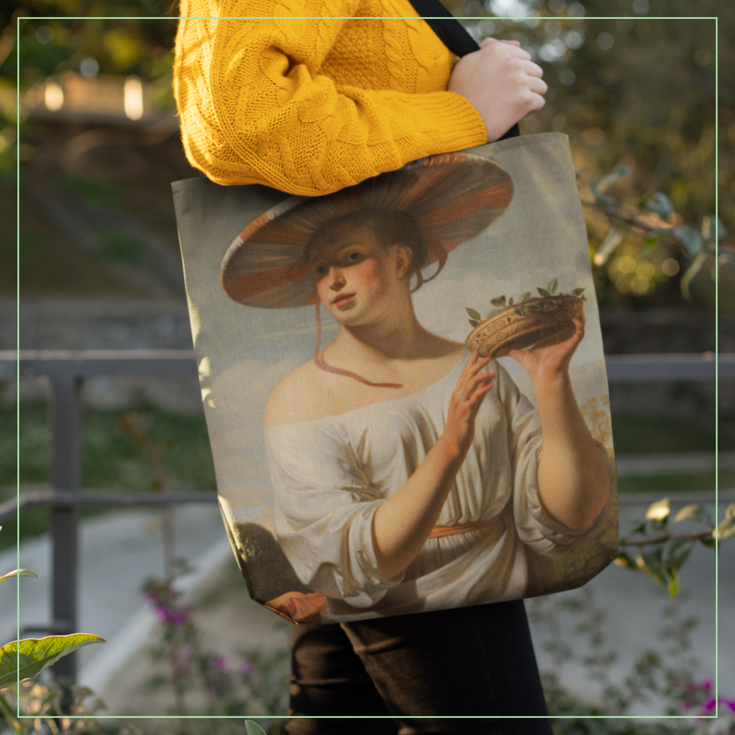 Art Tote Bag - Famous Painting Print from Dutch Painter Van Everdingen