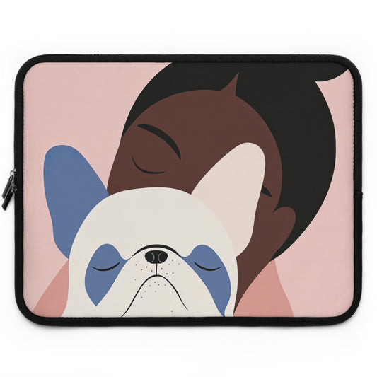 Frenchie Embrace - Laptop Sleeve